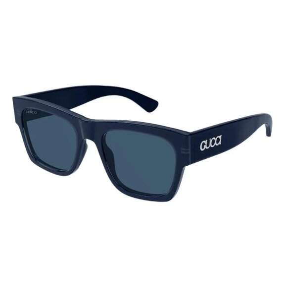 NEW GUCCI SUNGLASSES GG1793S 004 BLUE MEN SQUARE EYEWEAR - Picture 1 of 3